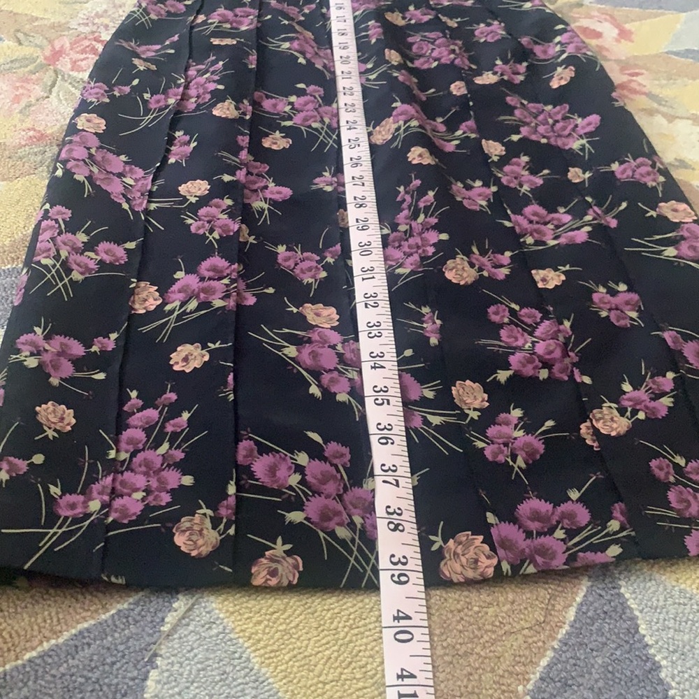 💜 VINTAGE BETSEY JOHNSON FLORAL BOW MINI/MIDI DRESS Y2K 90s COTTAGECORE XS S P - Picture 8 of 17
